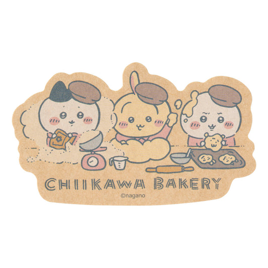 吉伊卡哇麵包店 牛皮紙材質手機貼紙（烘焙三人組）