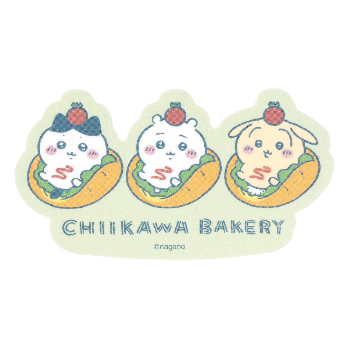 吉伊卡哇麵包店 哑光手機貼紙（三明治三人組）