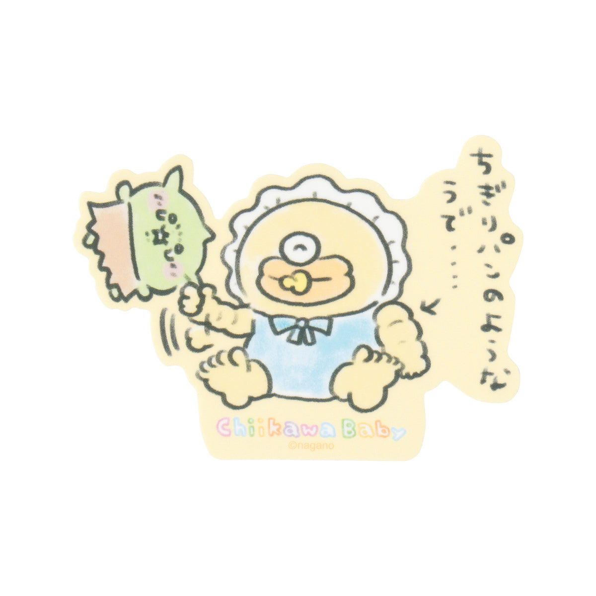 ちいかわ Chiikawa Baby スマホに貼れるサイズのステッカー（オデとゴブリン）