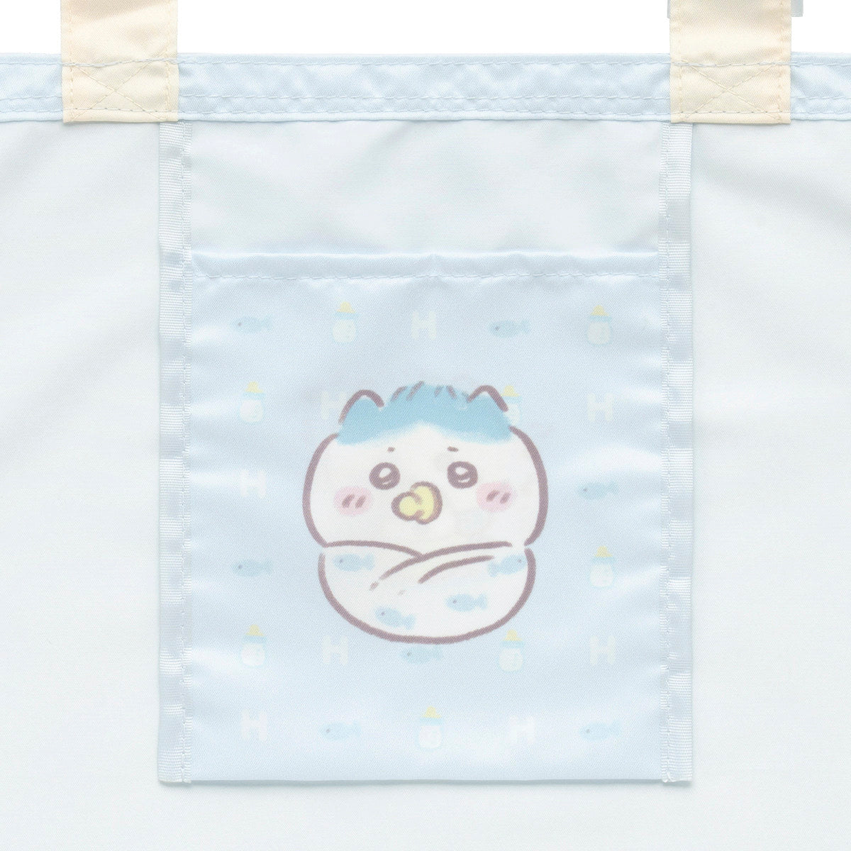 치이카와 Chiikawa Baby 큼직한 포터블 에코백 (하치와레)