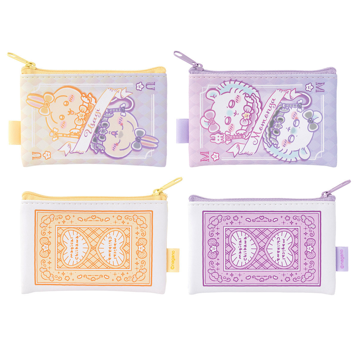 Chiikawa Magical Chiikawa Trump-like 2-piece Pouch Set (Usagi・Momonga)