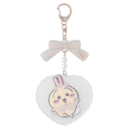 Chiikawa Go!HARAJUKU Acrylic Keychain (Ribbon Usagi)