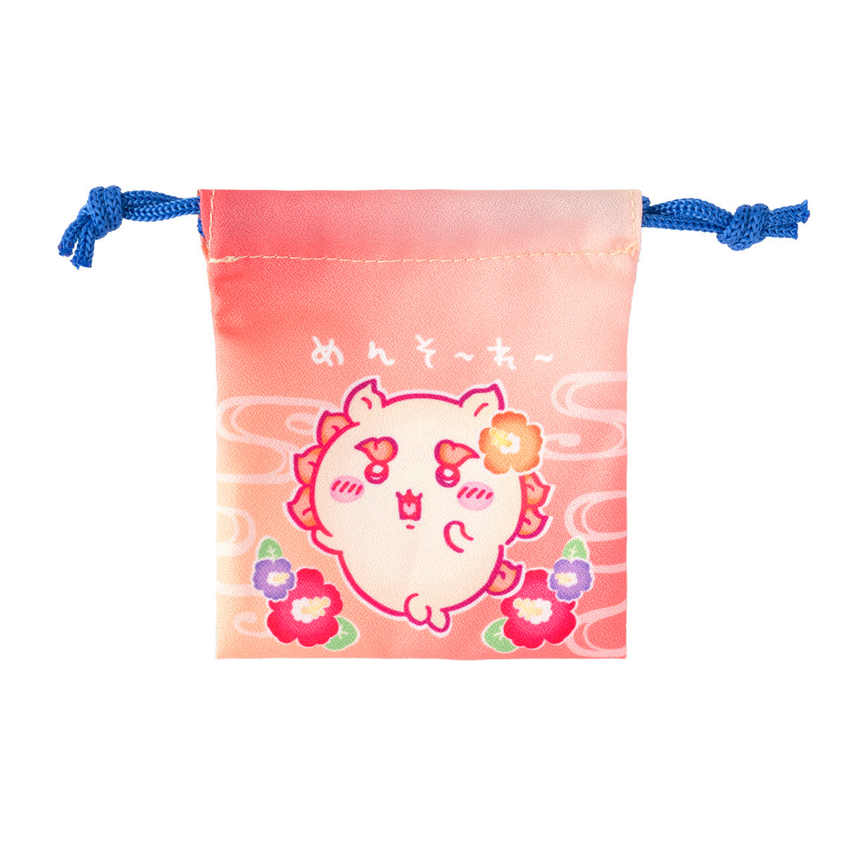 Chiikawa Shisa's Souvenir Shop Mini Drawstring Bag Set of 4 ("Menso-re")