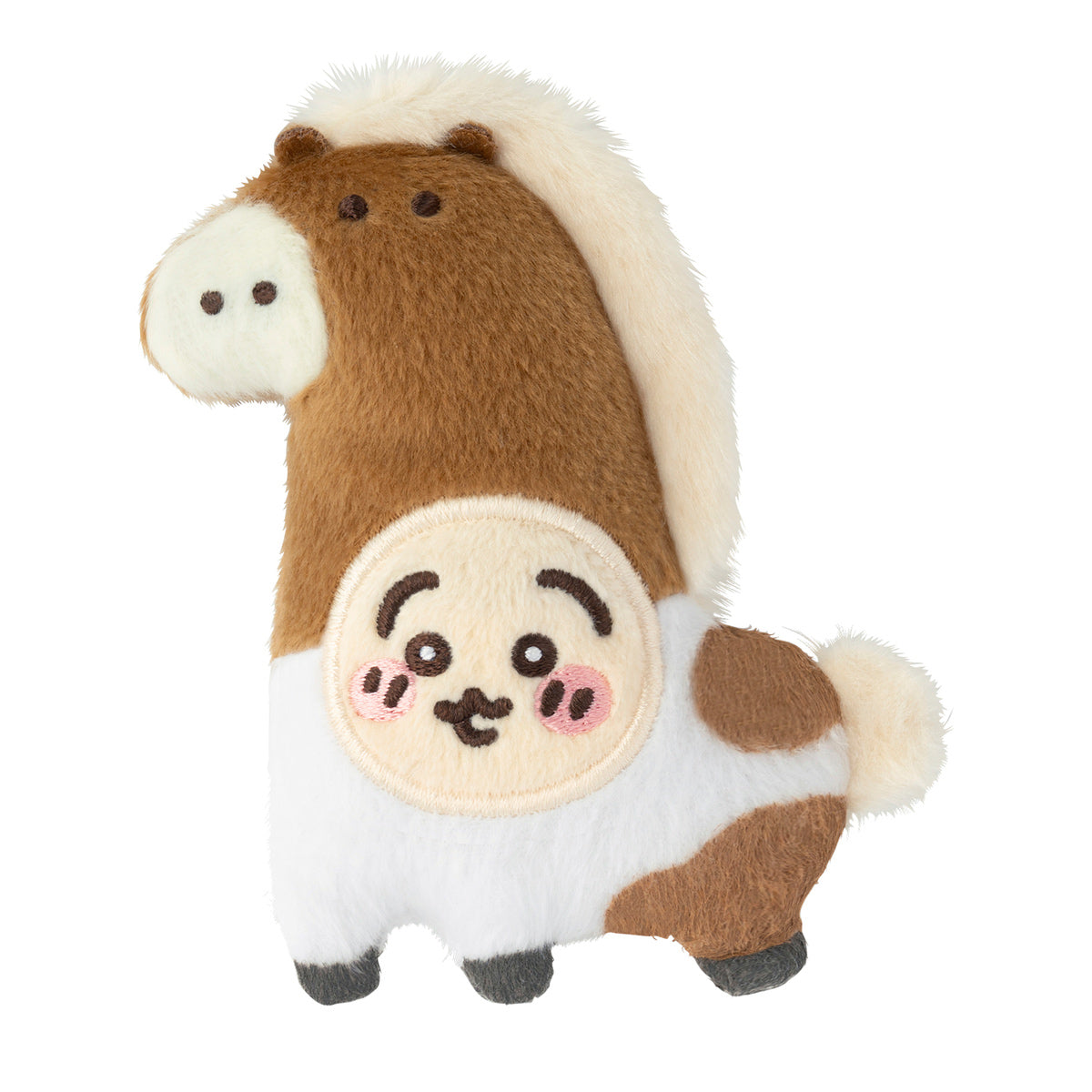 Chiikawa "Become a Horse" Plush Badge Set
