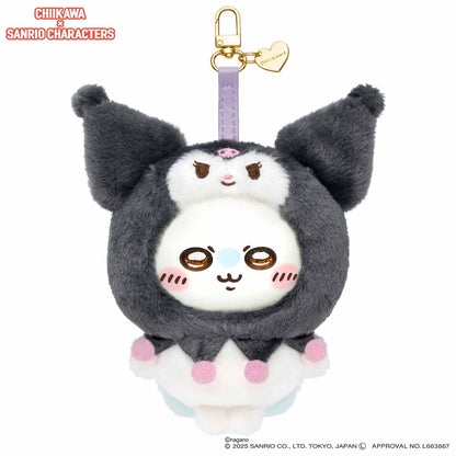 Chiikawa × Sanrio Characters Kiramekko (Momonga × Kuromi)
