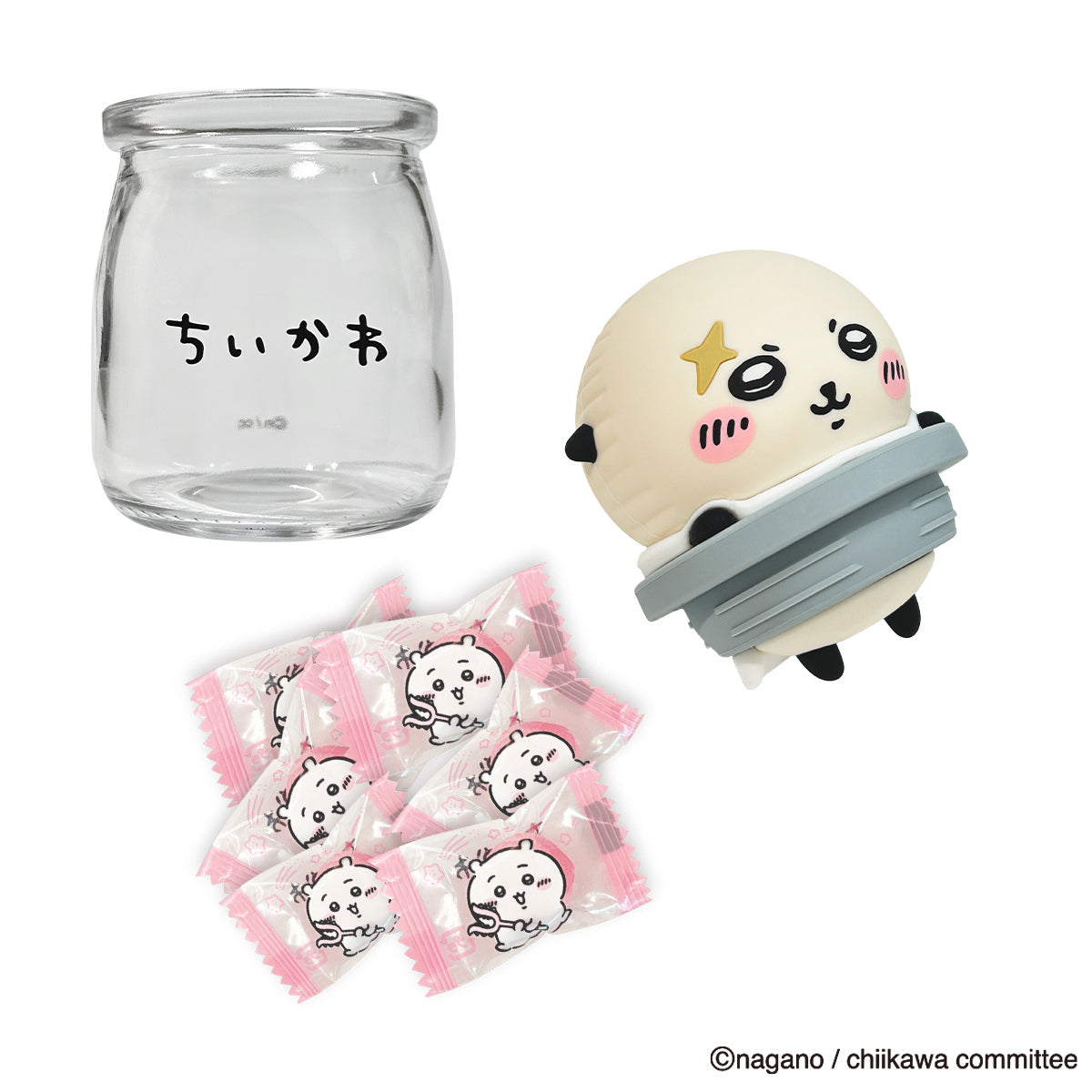 吉伊卡哇 糖果瓶（海獭）