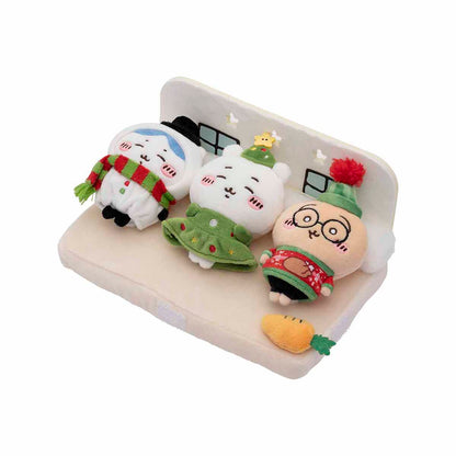 [Pre-order] Chiikawa Happy Holiday Sleepy Bed and Connected Mascot Set (Scheduled for shipment from late April 2024, no cancellations if delayed, cannot be purchased with regular products or with delivery date requests, not eligible for promotions)