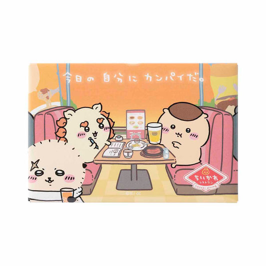 Chiikawa Chiikawa Restaurant Square Magnet (Cheers to Myself Today)