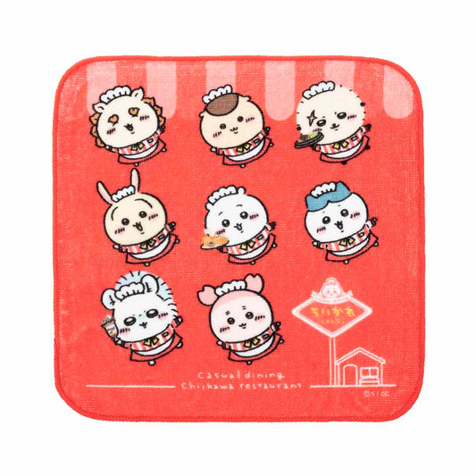 Chiikawa Chiikawa Restaurant Hand Towel (Group)