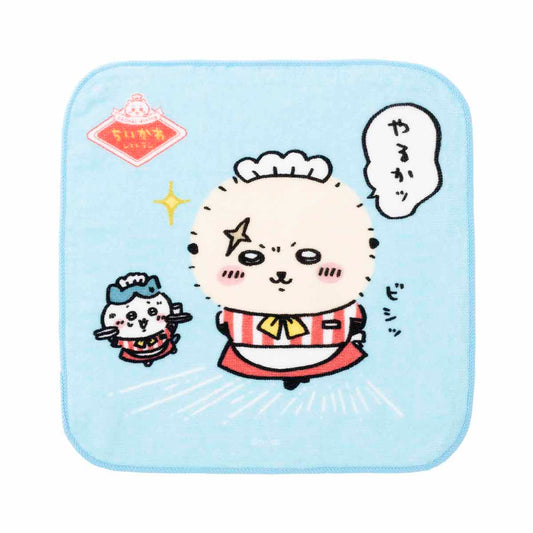 Chiikawa Chiikawa Restaurant Hand Towel (Let's do it!)
