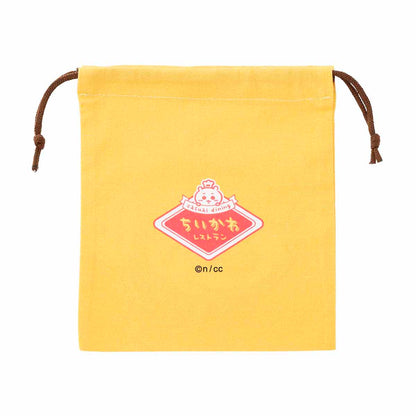 Chiikawa Chiikawa Restaurant Perfect Size Drawstring Bag (Fried Egg)