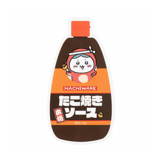 치이카와 타코이카 스마트폰에 붙일 수 있는 크기의 스티커 (타코야끼 소스·하치와레)