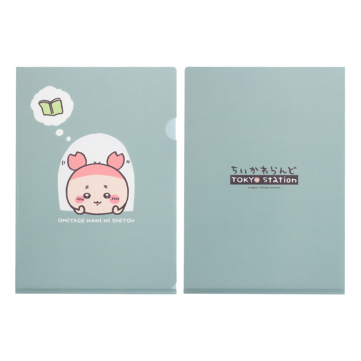 치이카와 도쿄 기념품 클리어 파일 (창문에서 카니)