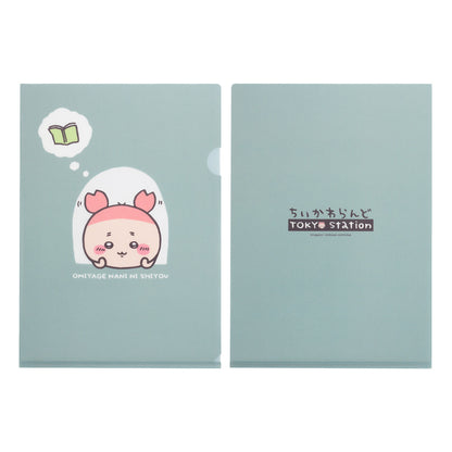 치이카와 도쿄 기념품 클리어 파일 (창문에서 카니)