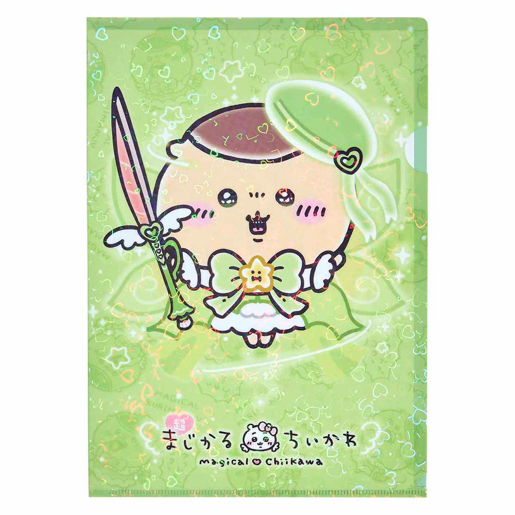 吉伊卡哇 超魔法吉伊卡哇 镭射透明文件夹（栗子馒头）