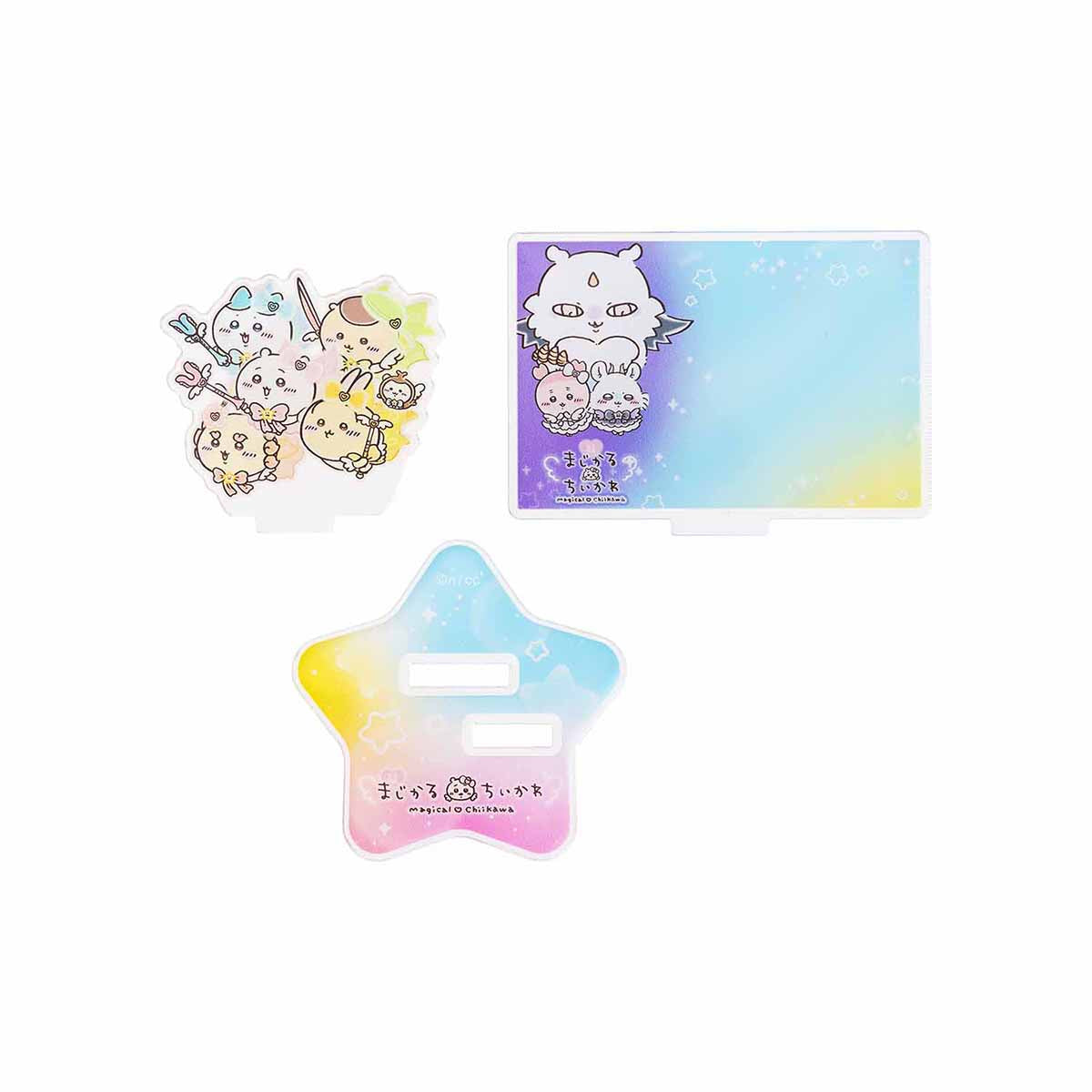 Chiikawa Super Magical Chiikawa Layered Acrylic Stand (Gathering)