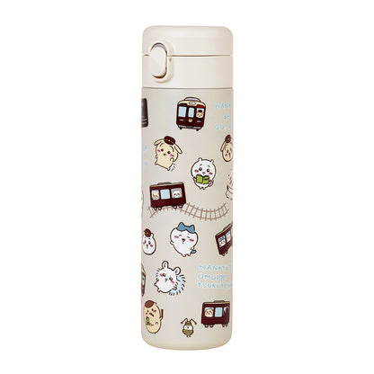 Chiikawa Hankyu Train One-Push Bottle