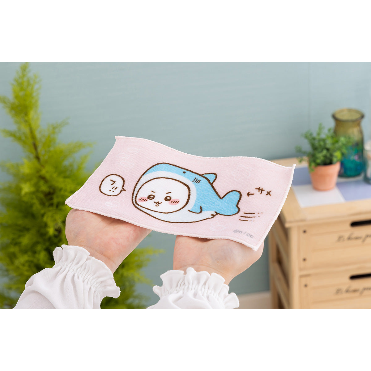Chiikawa Aquarium 3-Piece Set Towel (Shark)