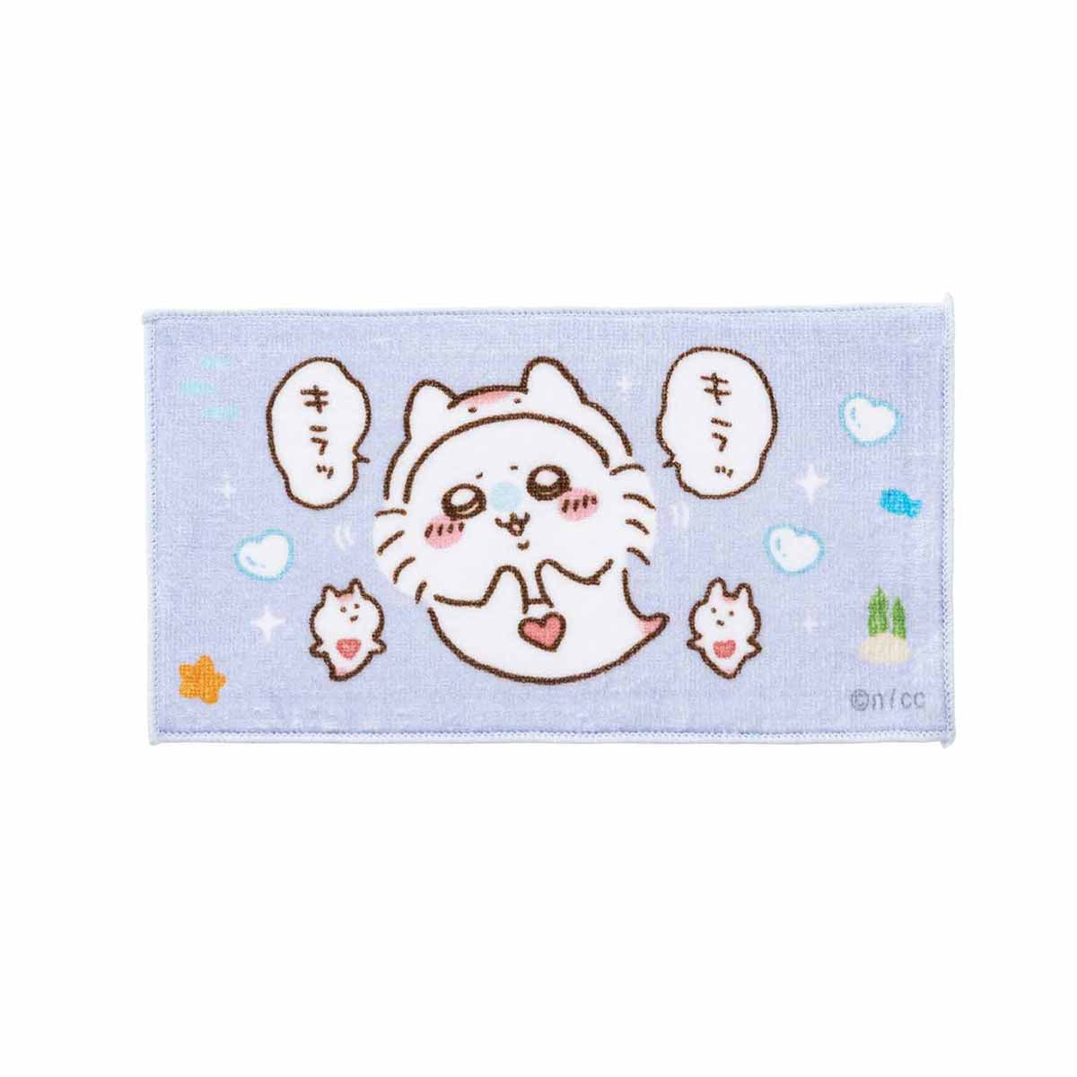 Chiikawa Aquarium 3-Piece Set Towel (Squid Hat)
