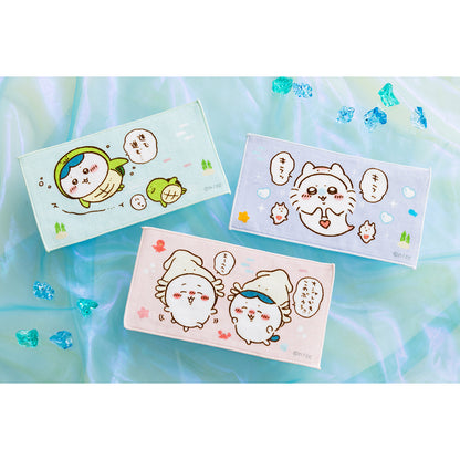 Chiikawa Aquarium 3-Piece Set Towel (Squid Hat)