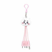 Chiikawa Face Multi-Charge Cable (Chiikawa)