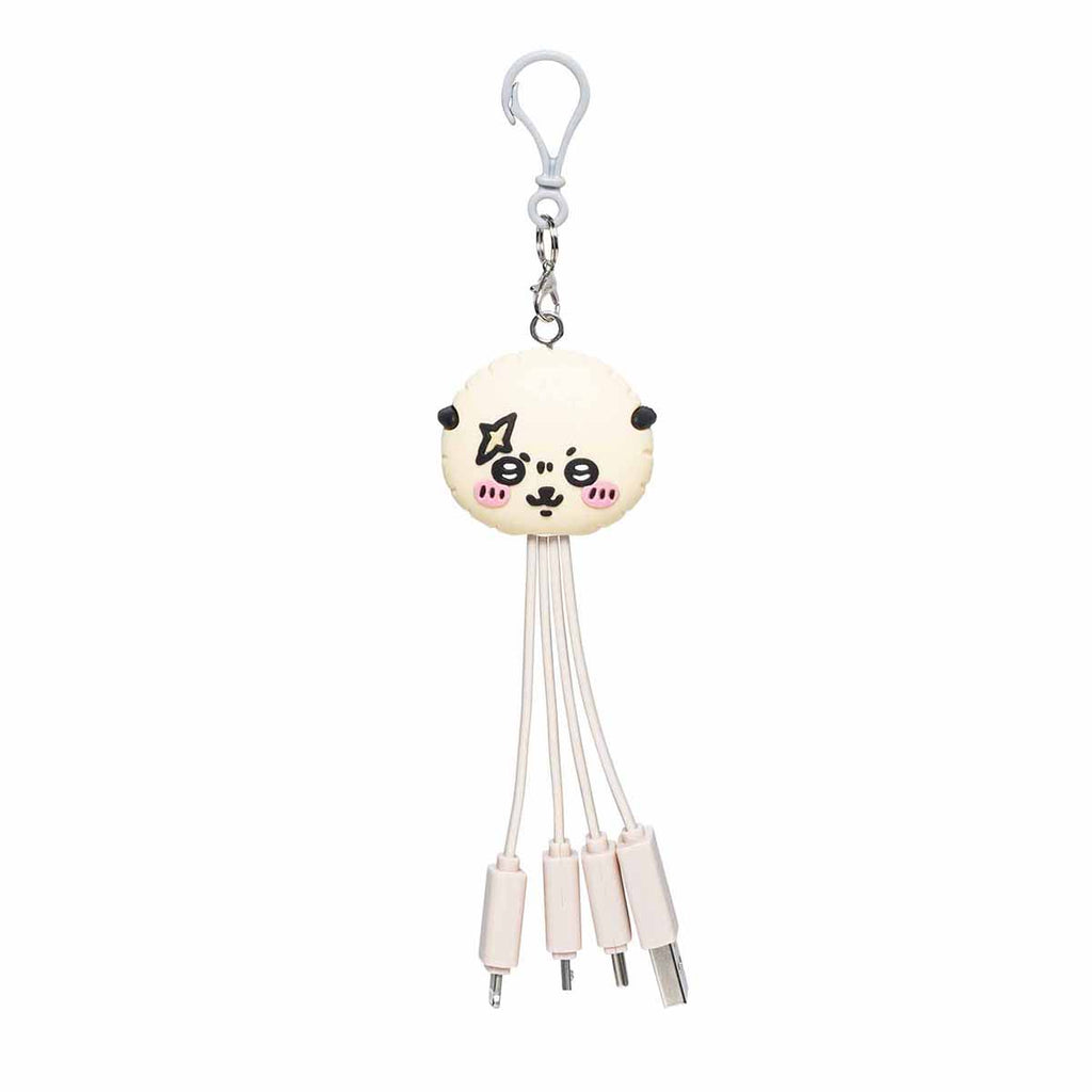 Chiikawa Face Multi-Charge Cable (Rakko)
