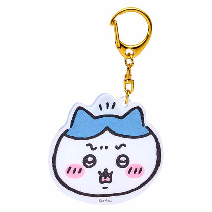 ちいかわ お出かけ楽しみ！な レンチキュラーアクリルキーホルダー（ハチワレ）
