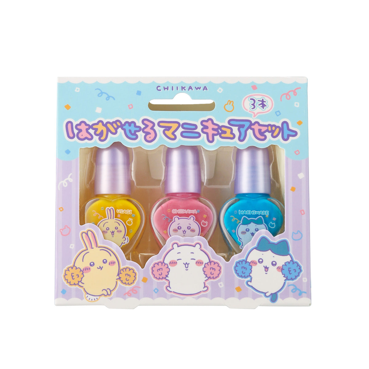 Chiikawa Removable Manicure Set of 3 (B)