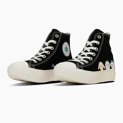 吉伊卡哇 CONVERSE×吉伊卡哇 ALL STAR LIGHT PLTS PT HI / CHIIKAWA BLACK [不能与其他商品同时购买]
