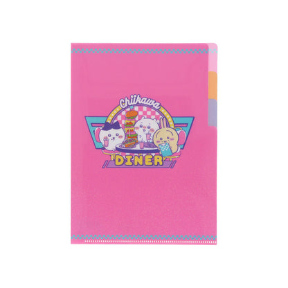 ちいかわ クリアファイルA5 3P（ちいかわ DINER ランチ）