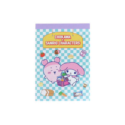 Chiikawa × Sanrio Characters Mini Memo Pad (Furuhonya × My Melody)