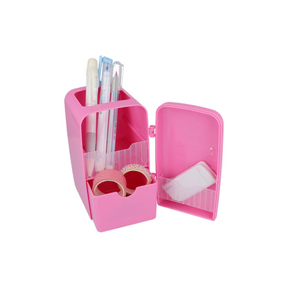 ちいかわ×サンリオキャラクターズ スーパーマーケットな冷蔵庫ペンスタンド（ピンク）