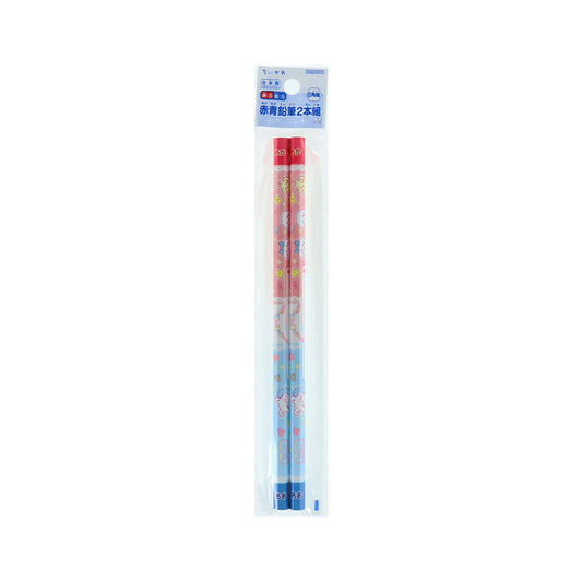 Chiikawa Red and Blue Pencil 2-piece set (2026 New School Year)