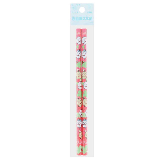 Chiikawa Red Pencil 2-Piece Set