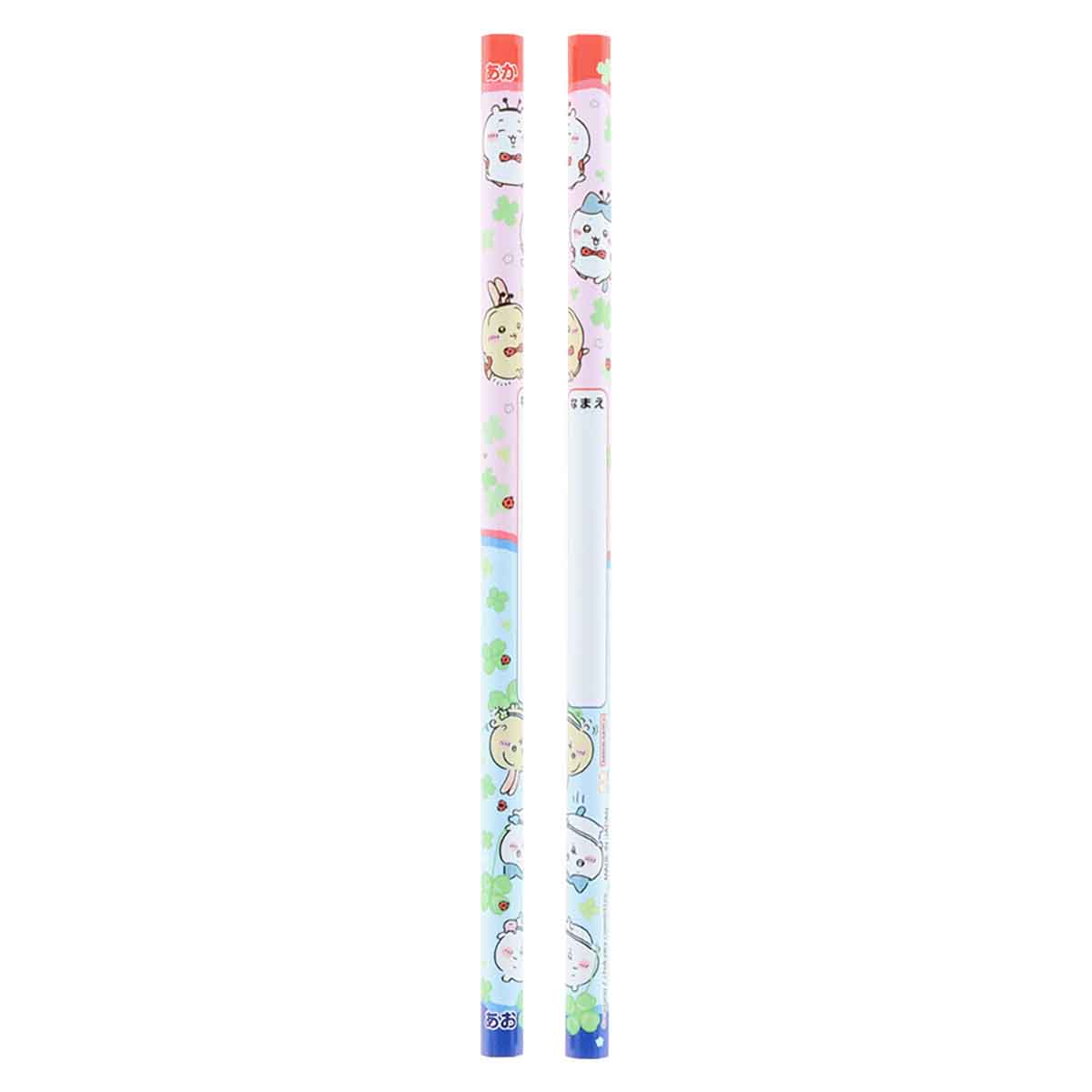 Chiikawa Red and Blue Pencils 2-Piece Set