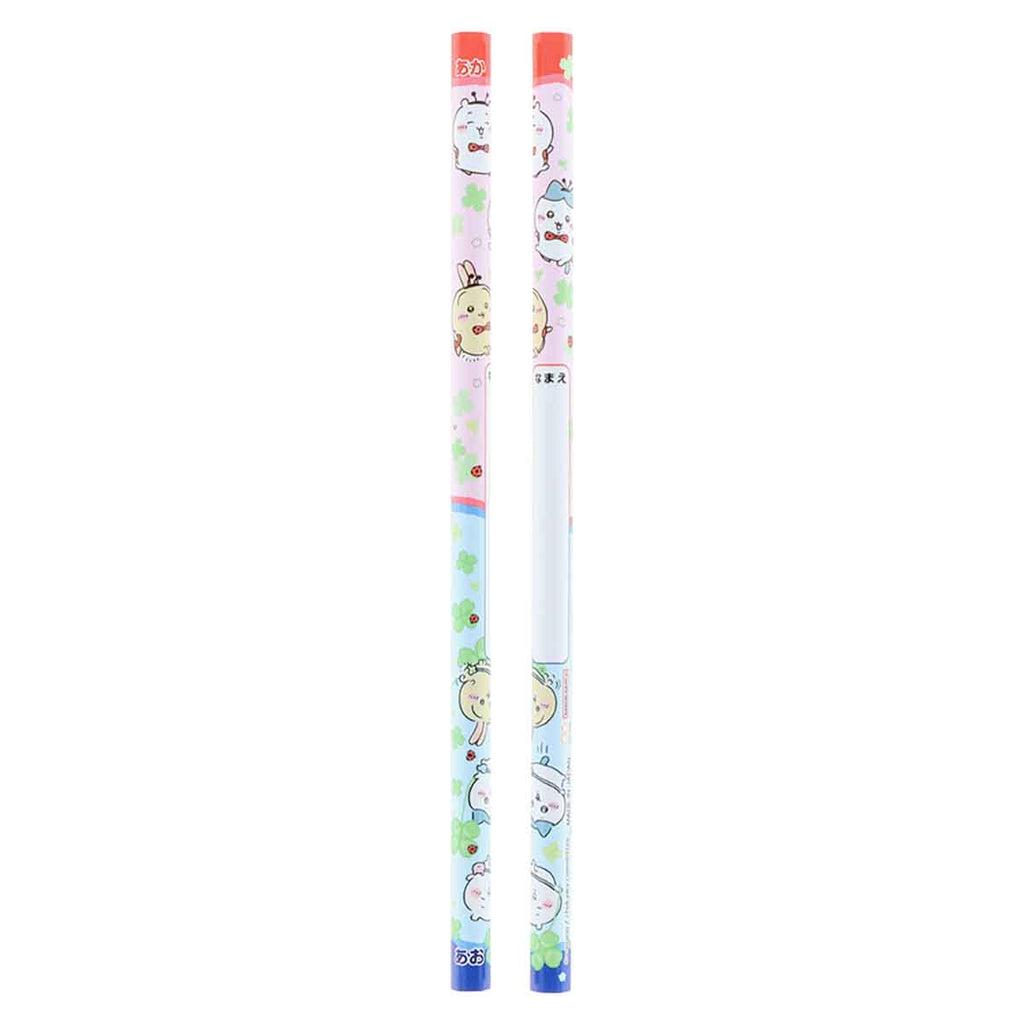 Chiikawa Red and Blue Pencils 2-Piece Set