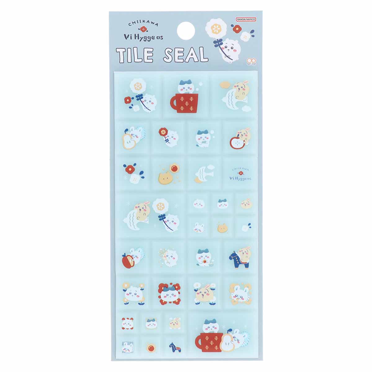 Chiikawa Tile Sticker (Blue)