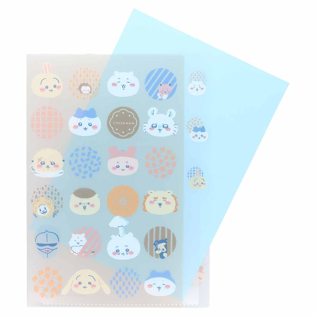 ちいかわ ダイカットクリアファイル5P（おかお）