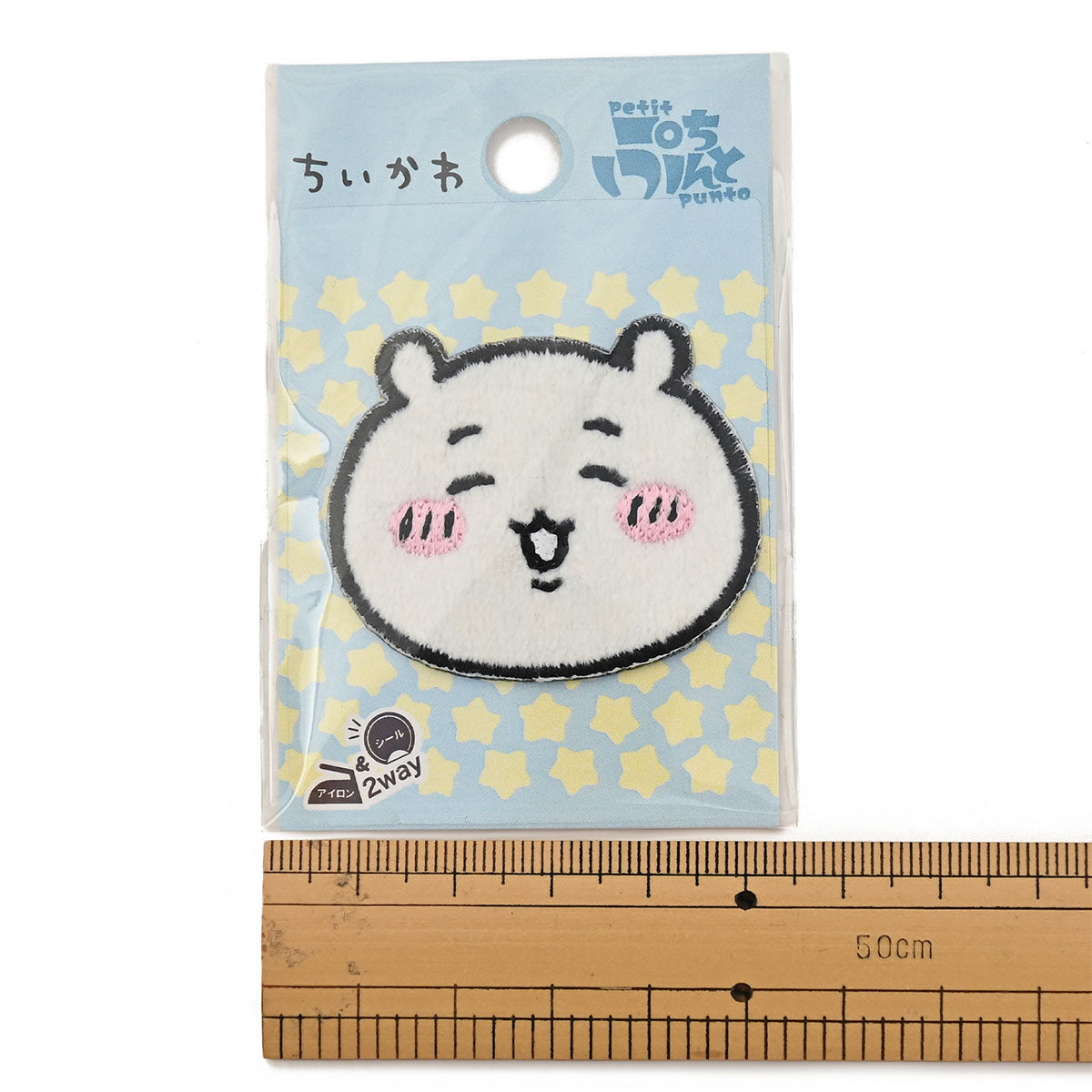 吉伊卡哇 刺繡毛絨布貼（吉伊卡哇臉）