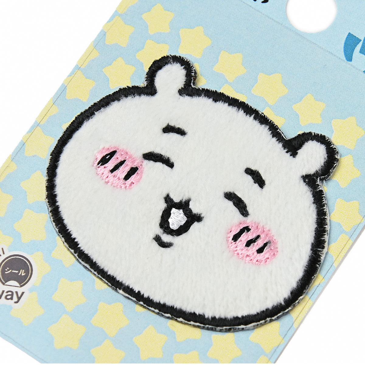 吉伊卡哇 刺繡毛絨布貼（吉伊卡哇臉）
