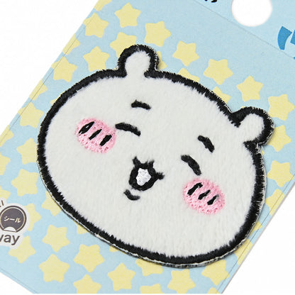 吉伊卡哇 刺繡毛絨布貼（吉伊卡哇臉）