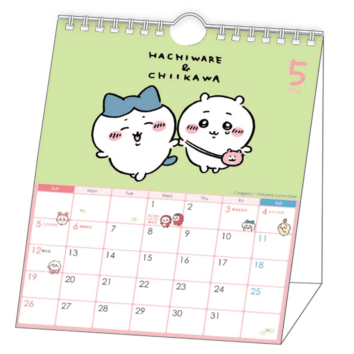 吉伊卡哇 2024年 壁掛／桌上日曆