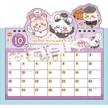 吉伊卡哇 2026年弹跳式桌面日历