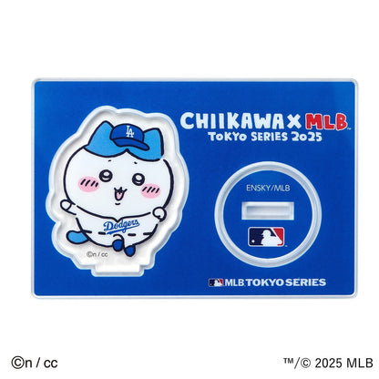 吉伊卡哇×MLB TOKYO SERIES 亚克力立牌 ② 哈奇喵（道奇队）