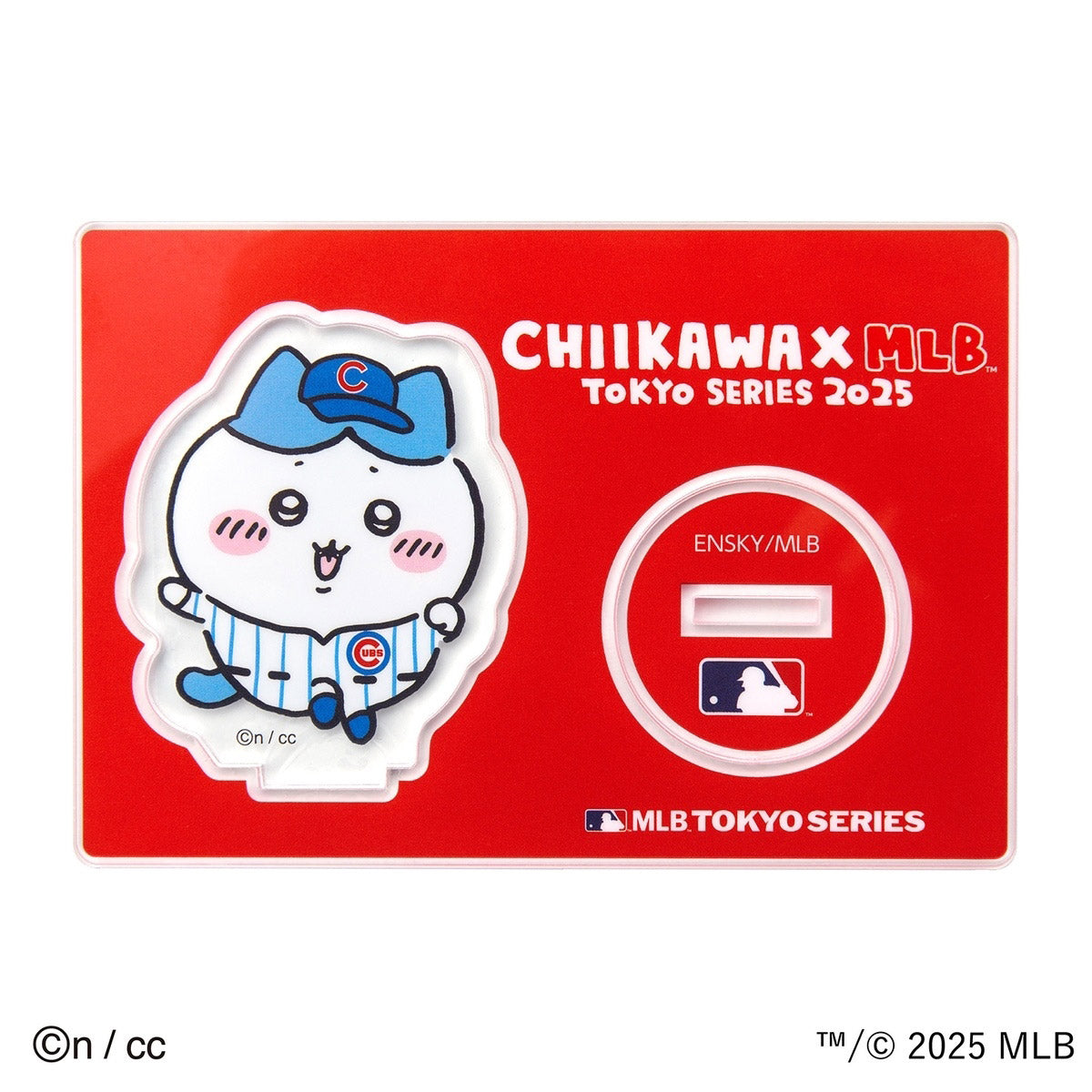 吉伊卡哇×MLB TOKYO SERIES 亚克力立牌 ⑤ 哈奇喵（小熊队）