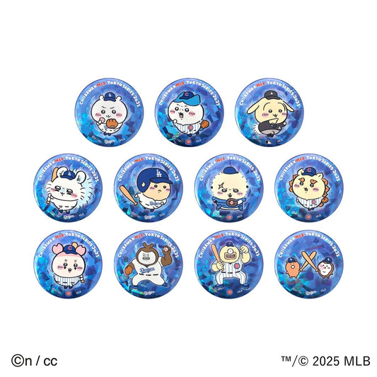 Chiikawa×MLB TOKYO SERIES Hologram Can Badge (11 types) 1BOX 11pcs