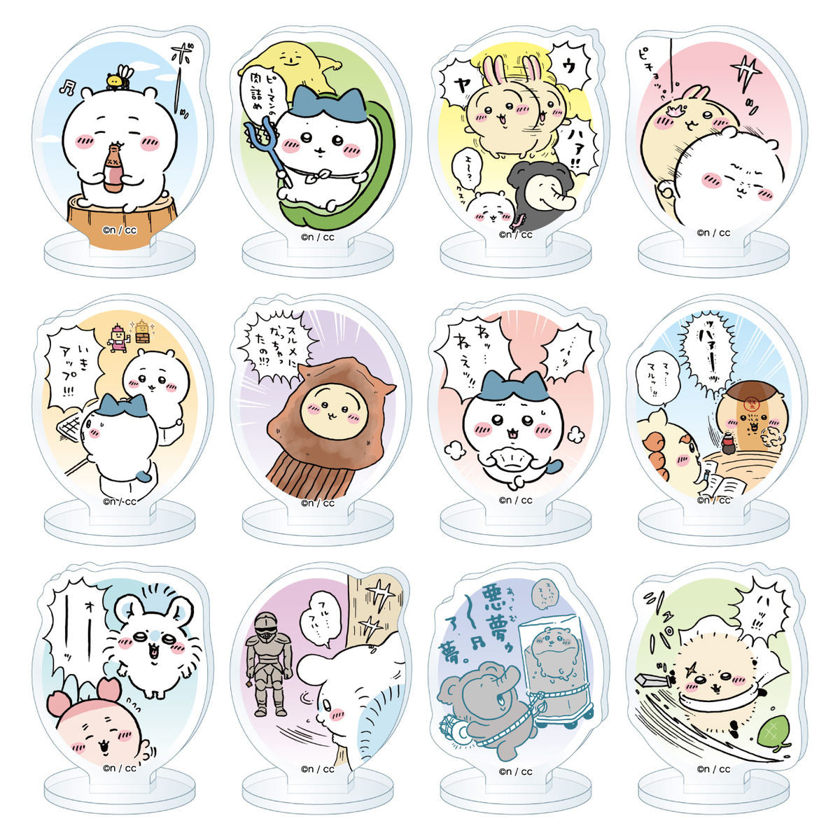 Chiikawa Acri Mini Acrylic Stand 3 (All 12 Types) 1 Bag 24 Packs