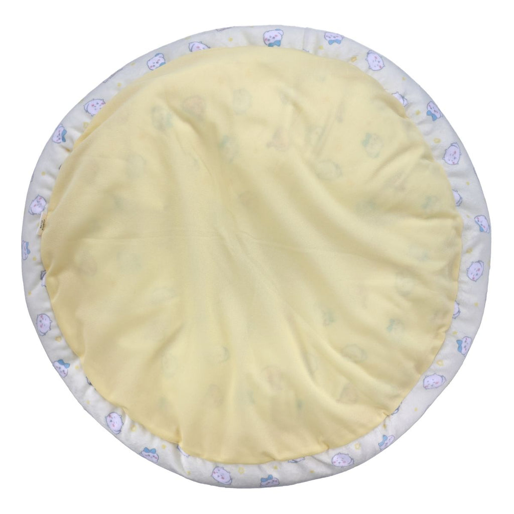 치이카와 풀패턴 펫베드 (옐로우)