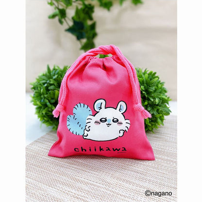 ちいかわ モモンガのクランベリーミックスと巾着（ステッカー付）（ぴーすなモモンガ）