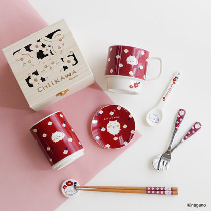Chiikawa Flower Garden Wooden Boxed Mug (Chiikawa)